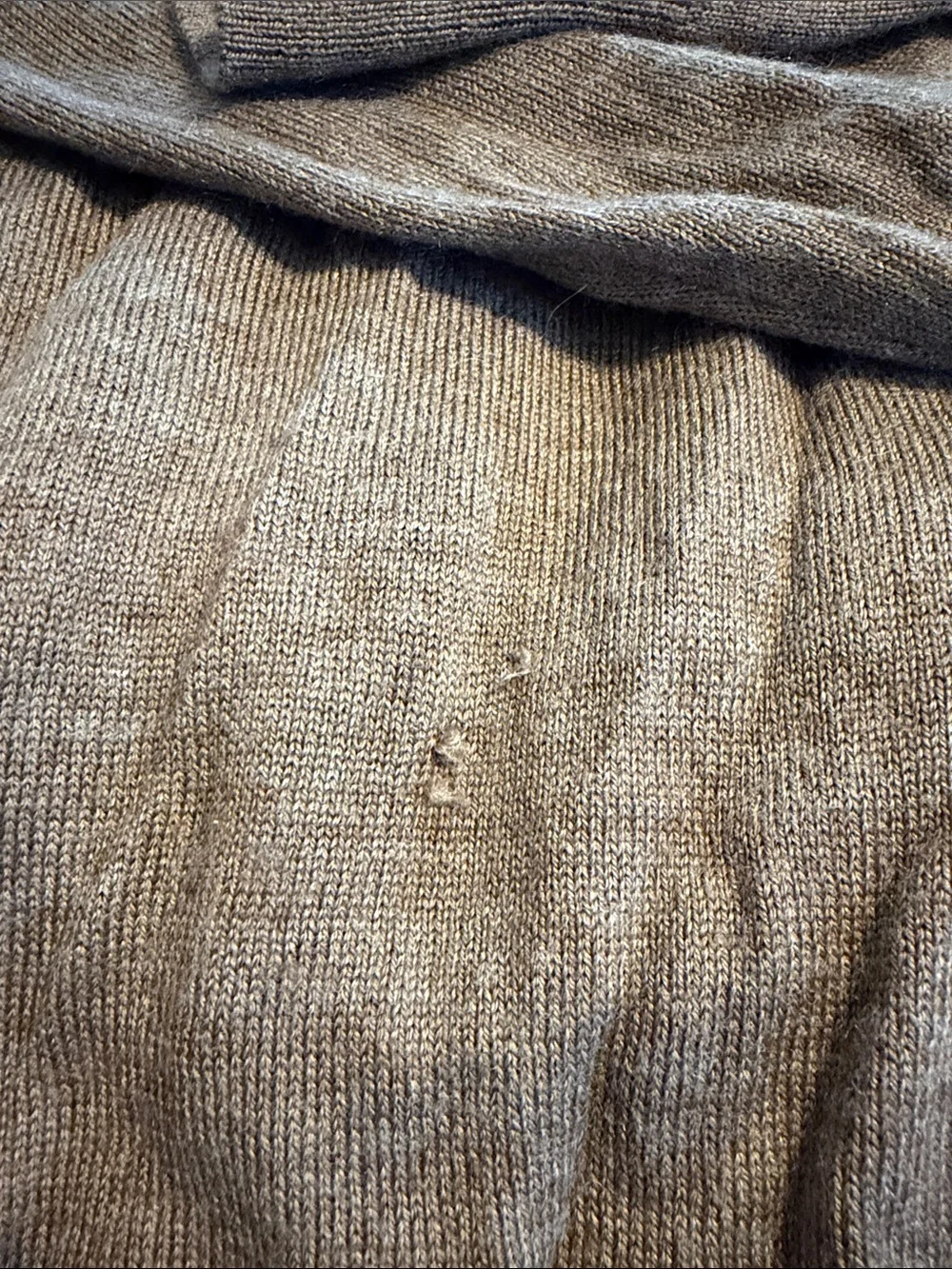 J.CREW Men’s Merino Blend Crewneck Sweater - Camel Brown